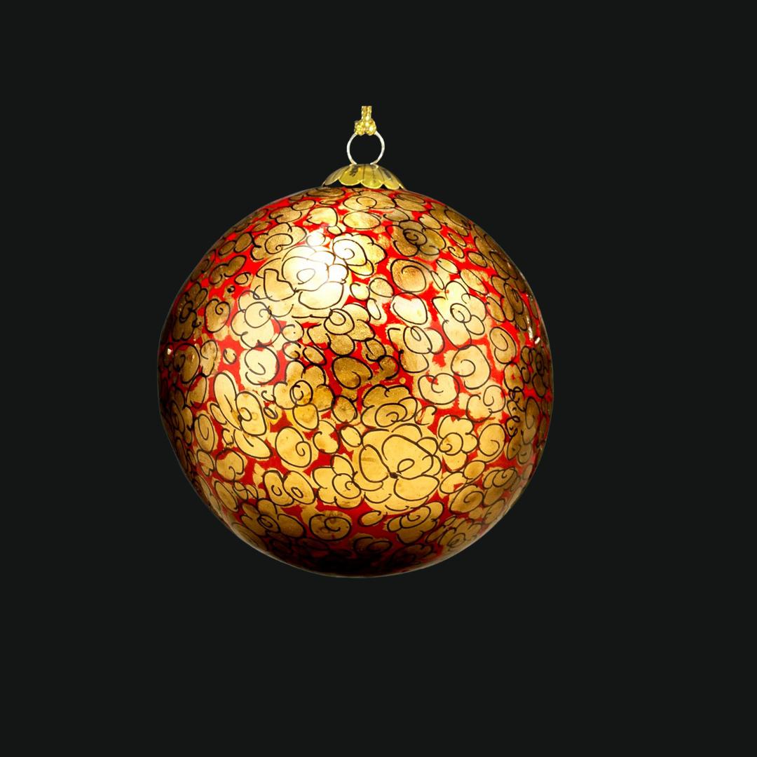 Enchanted Red Christmas Bauble for Christmas tree decorations