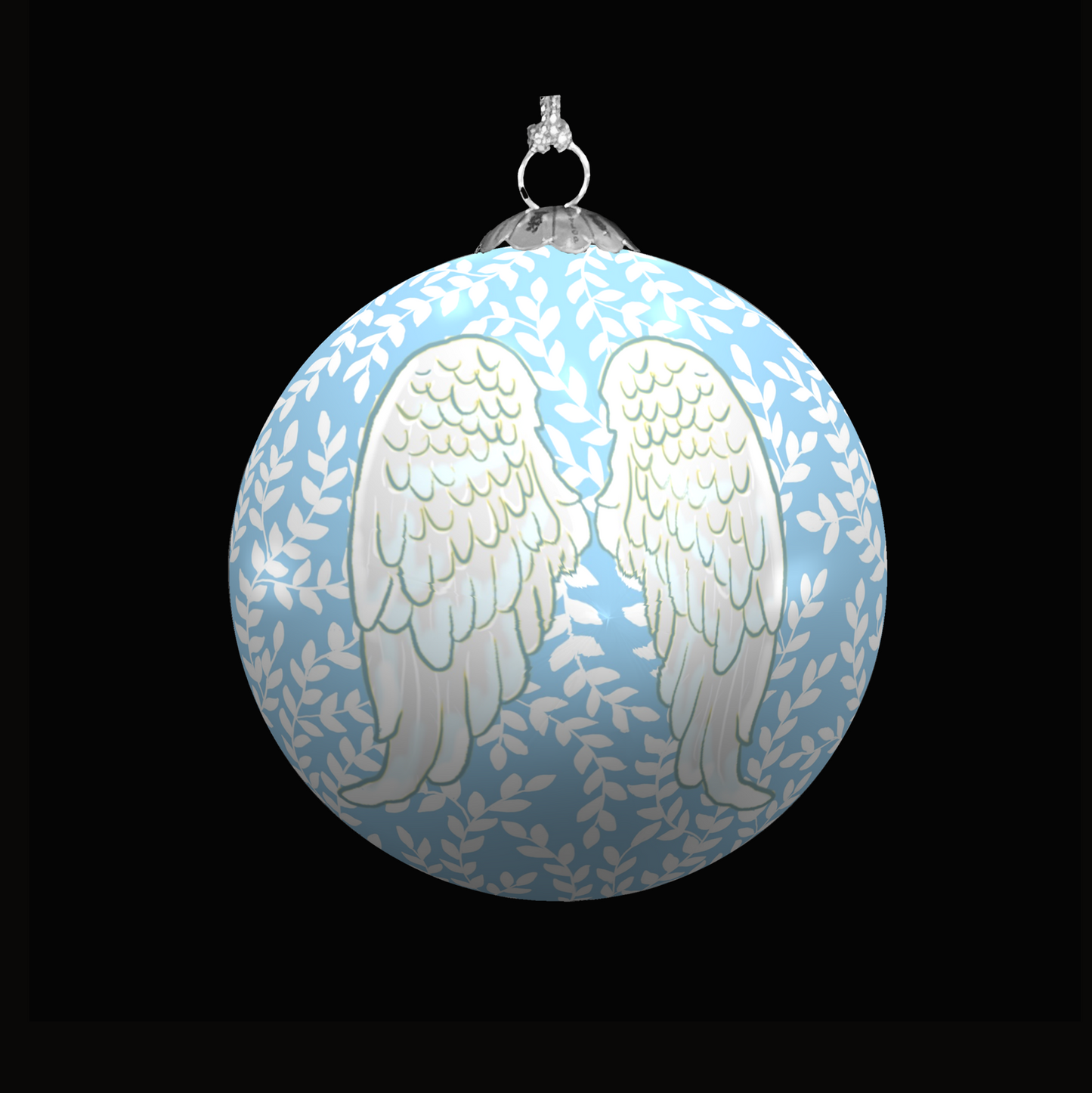 Blue Angel Wings bauble christmas bauble for christmas tree decorations