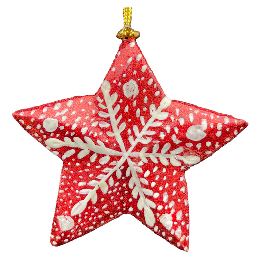 3-Inch 3D Stars Christmas Tree Decoration – Sparkling Holiday Ornament