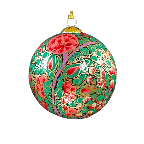Pink Roses- Christmas Bauble for christmas tree decoration