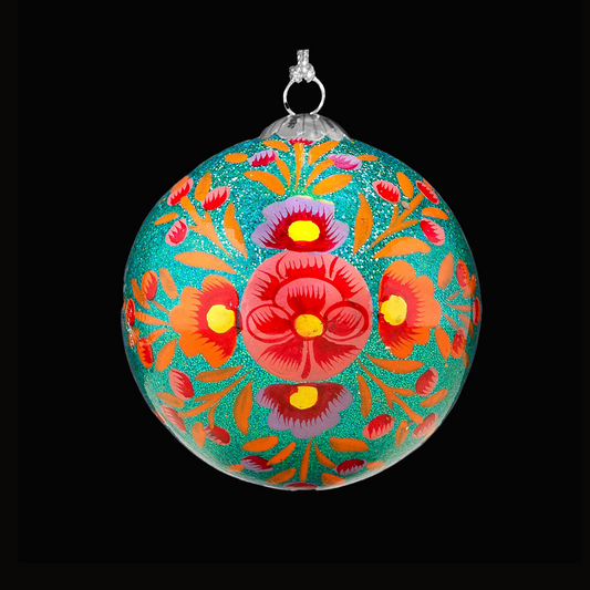 Alizeh Turquoise Christmas Bauble for Christmas tree decorations