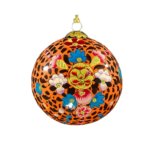 Tiger Blooms christmas bauble