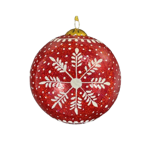 Frozen Red Cristmas Bauble