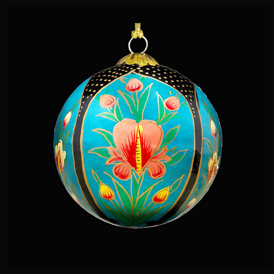 Blue Chinar Temple Christmas Bauble for Christmas tree decorations