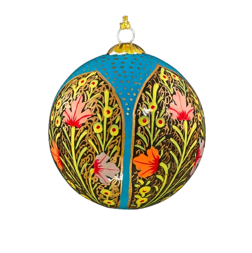 Blue Chinar Temple - Christmas Bauble