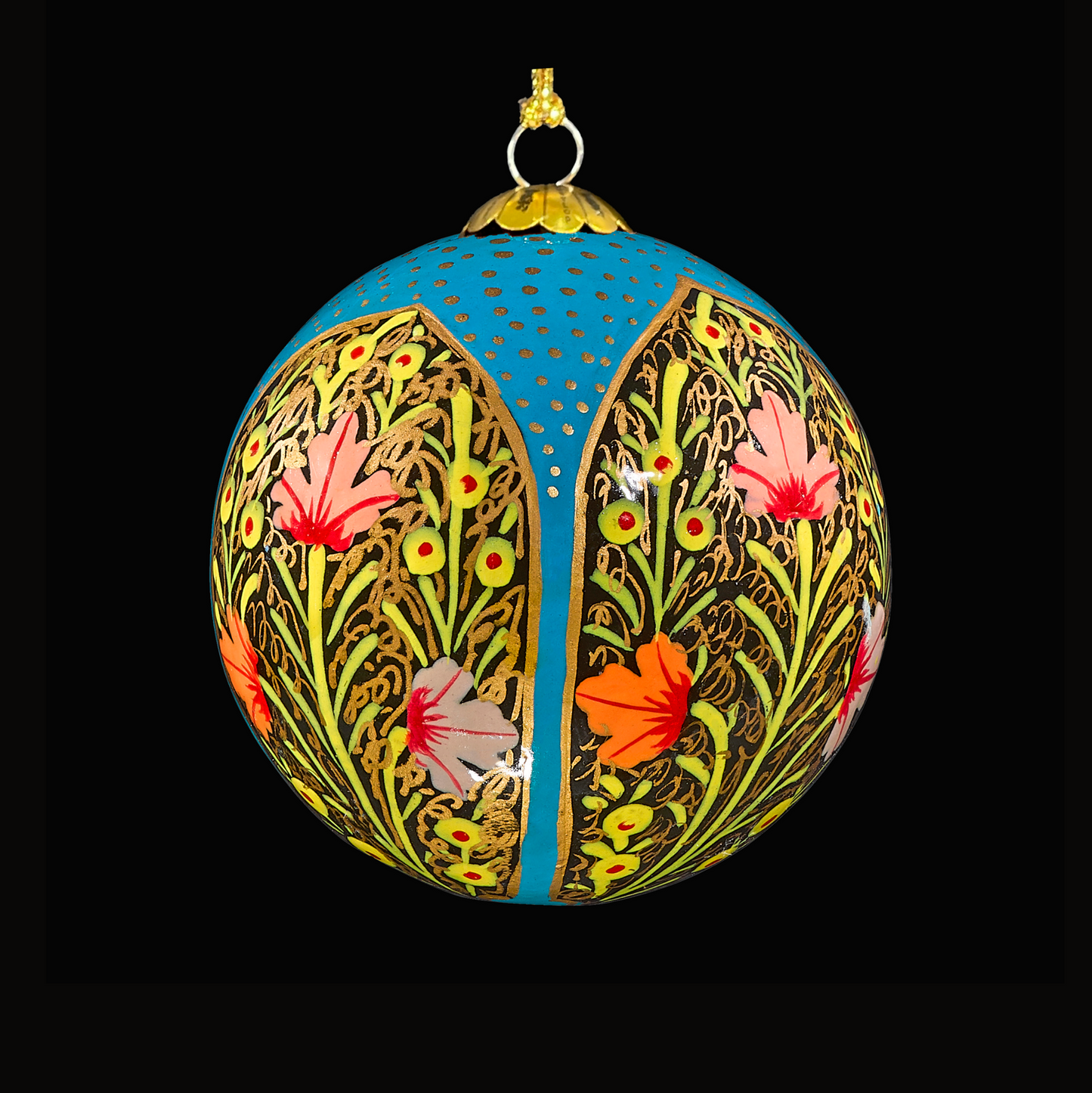 white Chinar temple Christmas Bauble for Christmas tree decorations