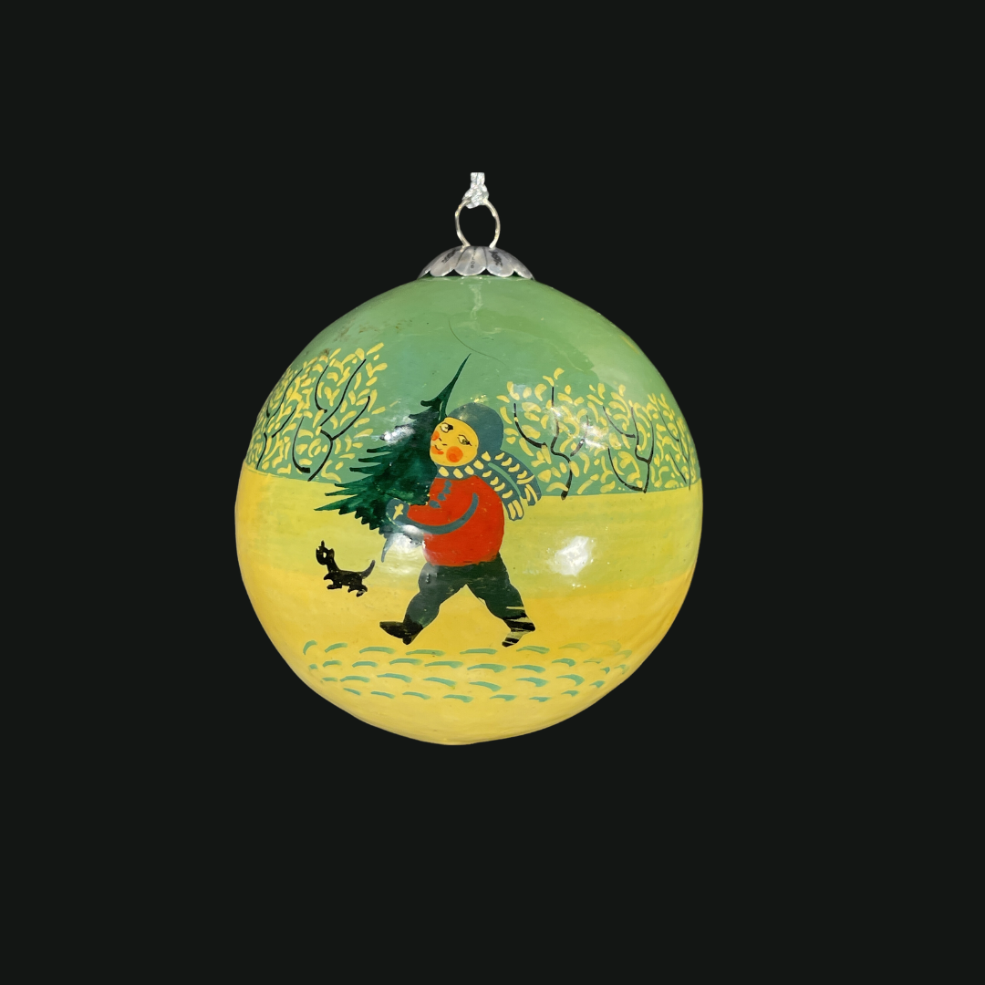 The Golden Boy Christmas Baubles