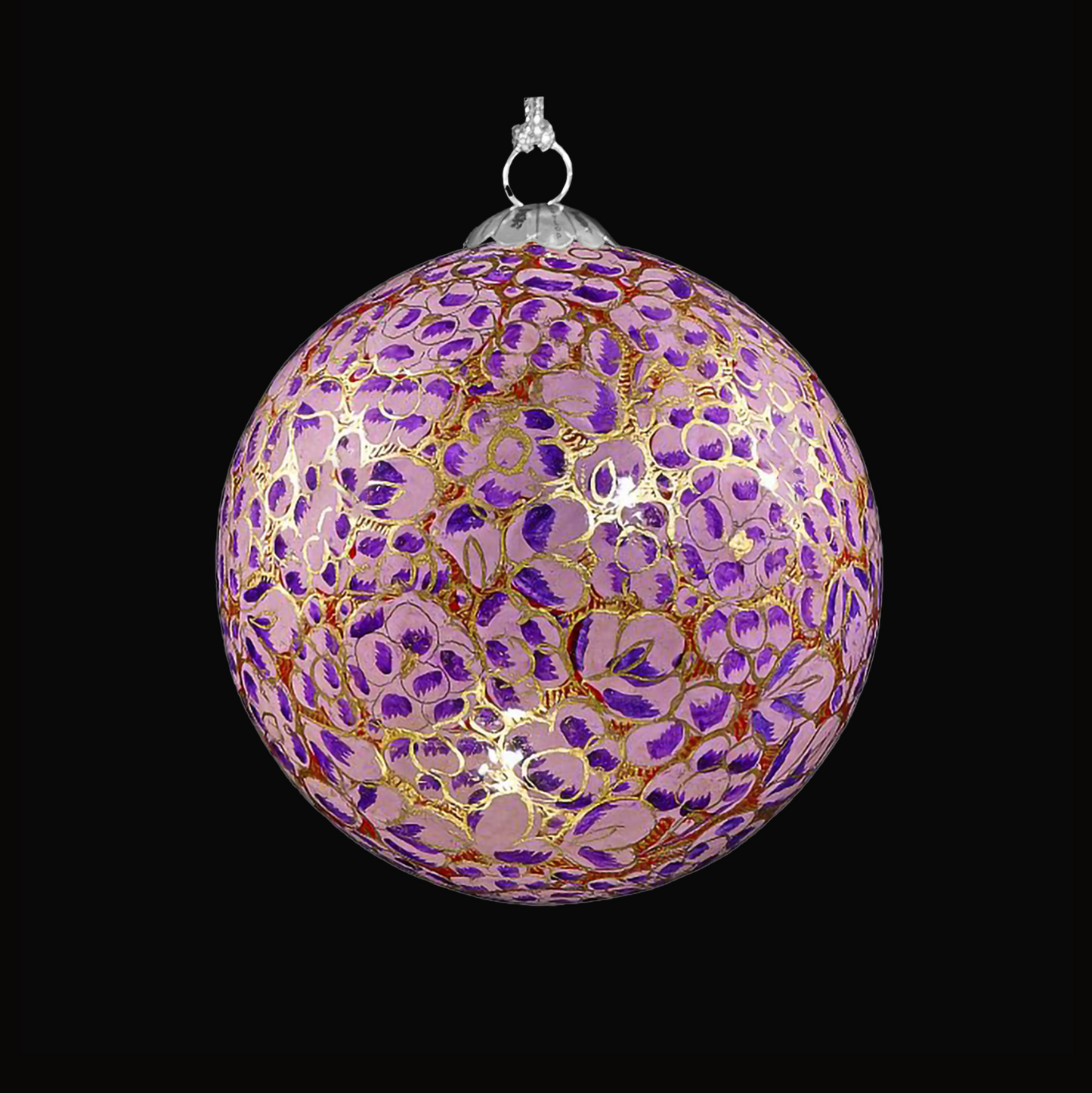 Purple Christmas Bauble for Christmas tree decorations