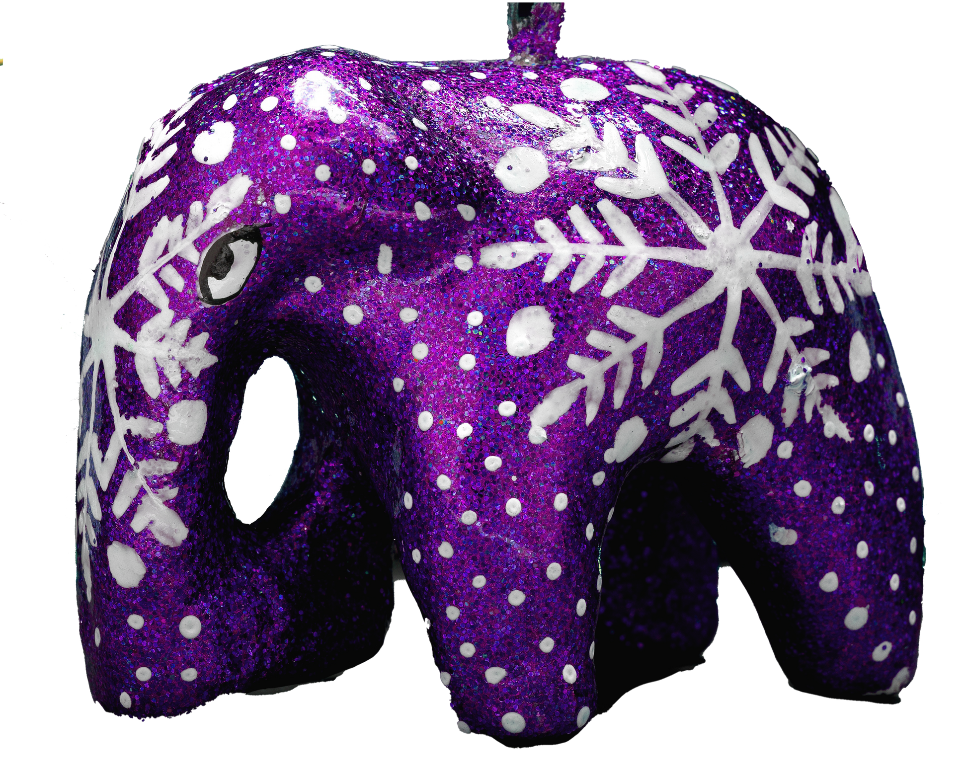 1-Inch Hanging Elephant Christmas Tree Decoration – Playful Holiday Ornament