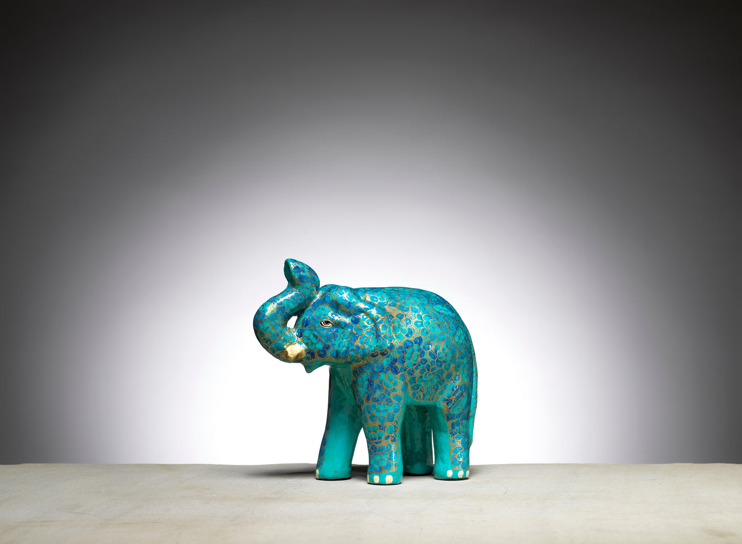 Majestic 12 " Handmade Elephant - Papier Mache