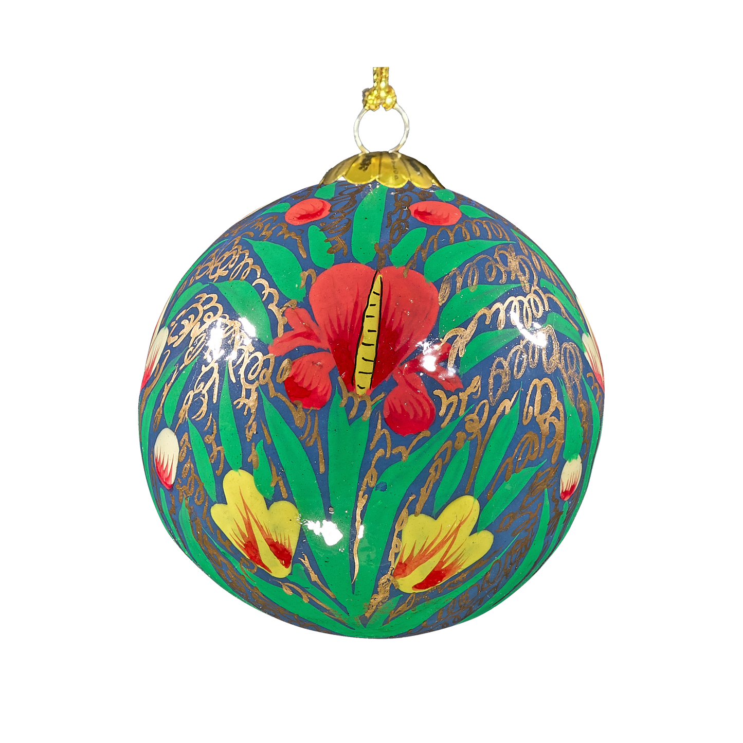 A Field of Tulip Christmas Bauble for Christmas tree decorations