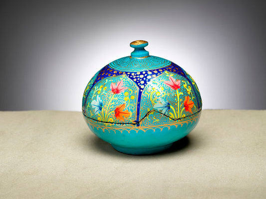 Round Lidded Trinket – Elegant Home Decor