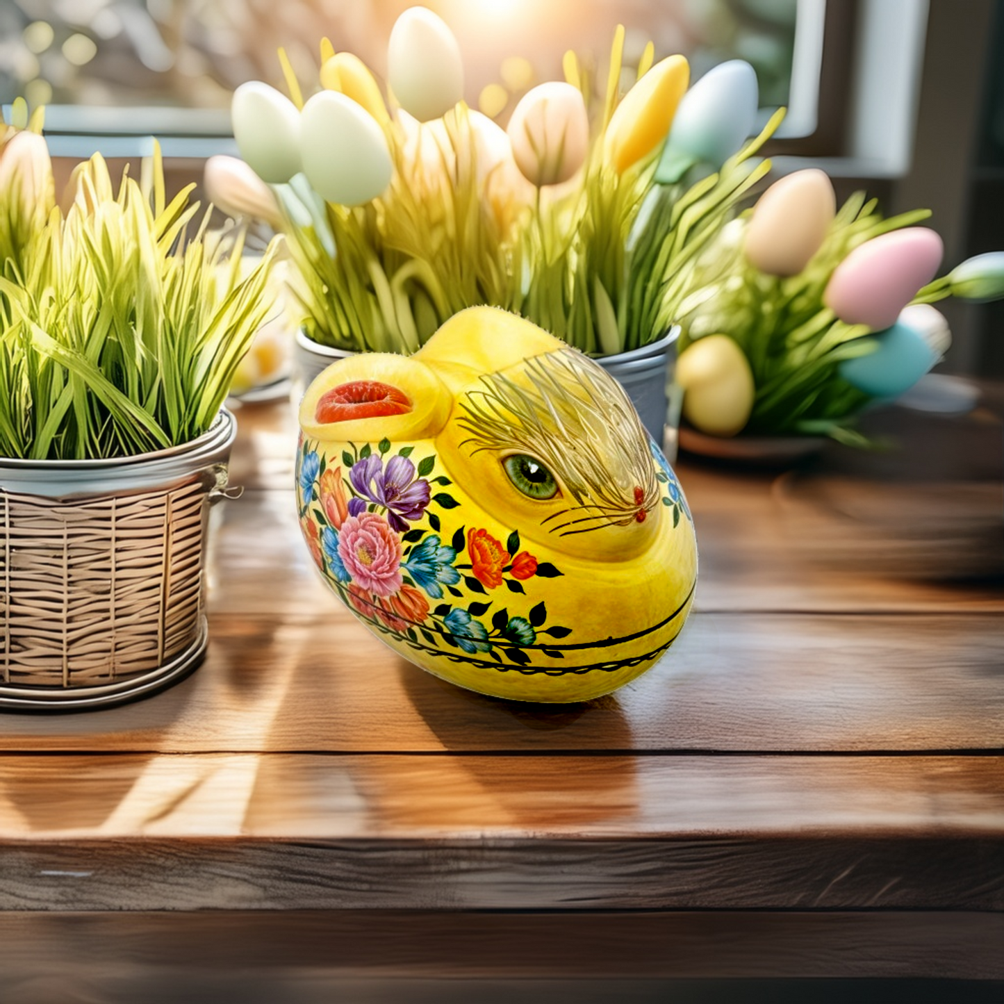 5-Inch Handmade Bunny Trinket Box – Easter & Home Décor