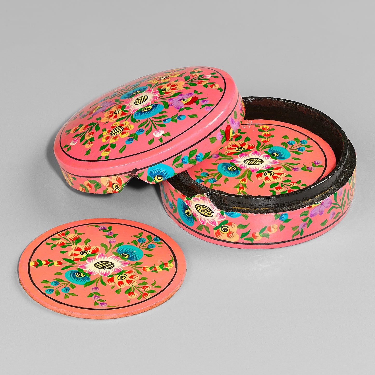 Assorted Round Coaster Set – A Fun Home Decor Accent