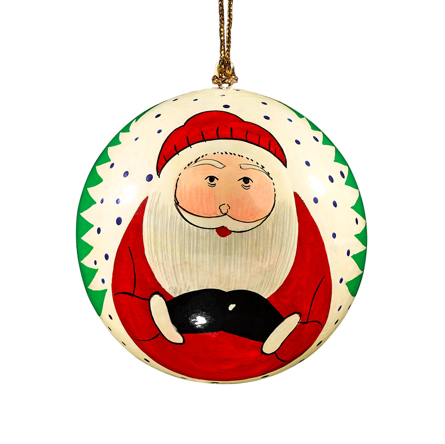 Santa Christmas White