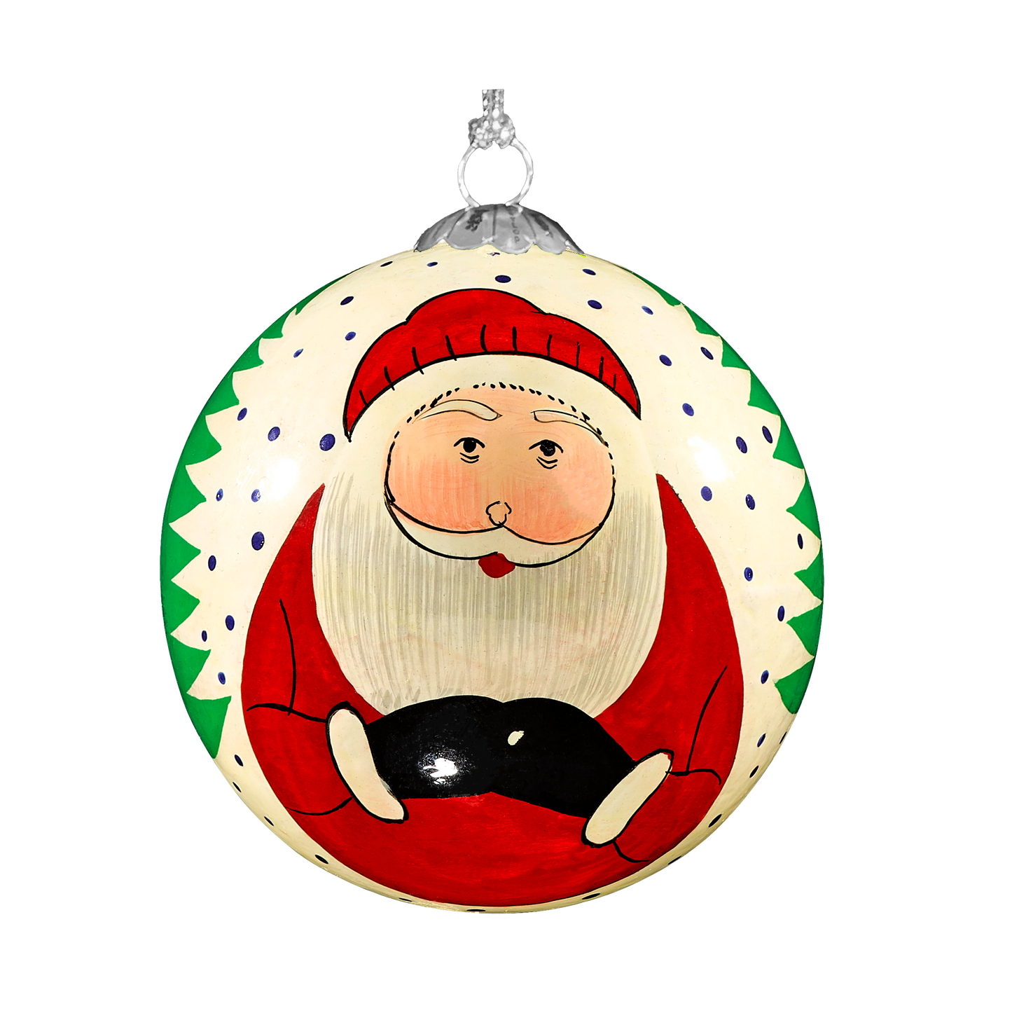 Santa Christmas White