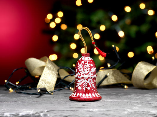 2-Inch Hanging Bells Christmas Tree Decoration – Classic Holiday Ornament