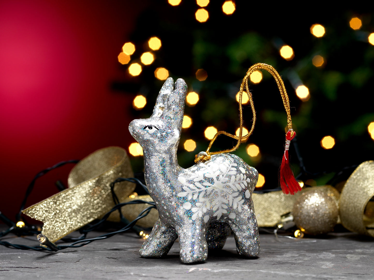 Hanging Reindeer 3D - Frozen xmas tree decorations