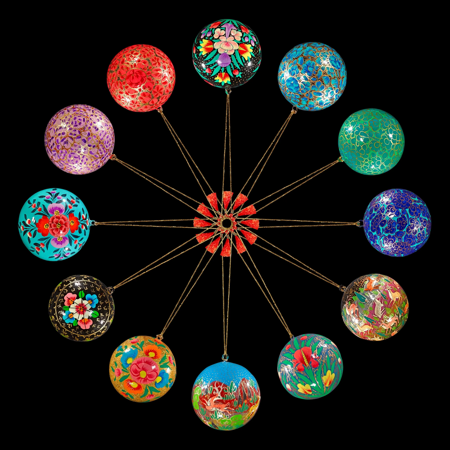 Santa's Helpers - A Set of 12 Baubles