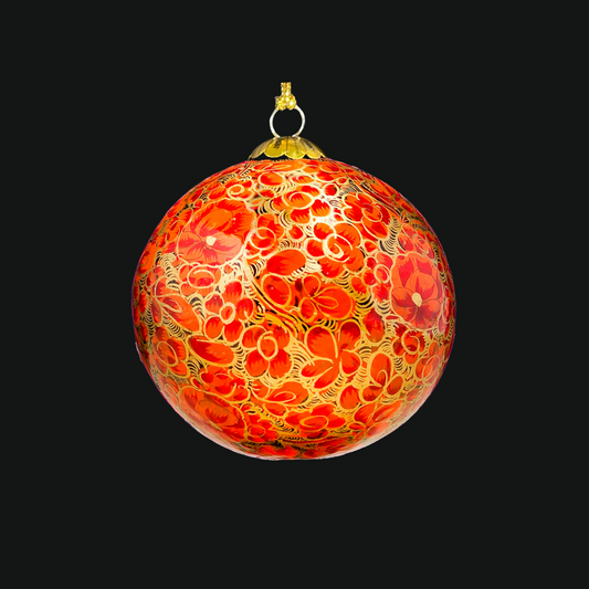 OrangeChristmas Bauble for Christmas tree decorations