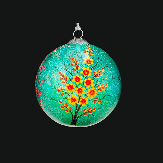 Floral Christmas Bauble for Christmas tree decorations