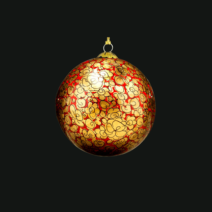 enchanted red handmade baube for Christmas tree decorations, Seasonal decor