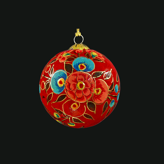 red bloom bauble
