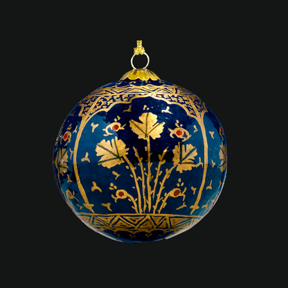 Navy Chinar Christmas Bauble for Christmas tree decorations