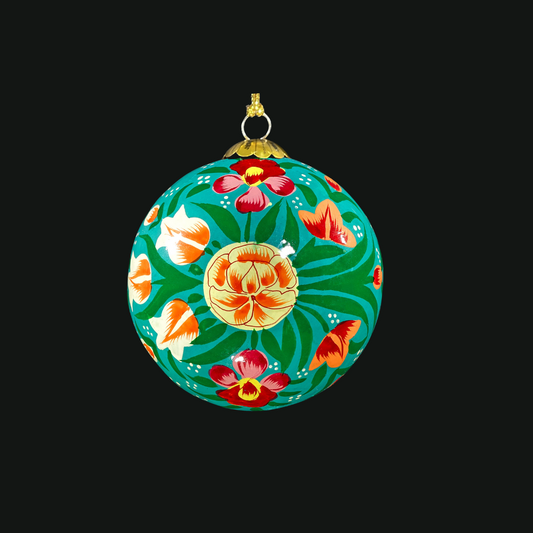 Turquoise Bloom Bauble