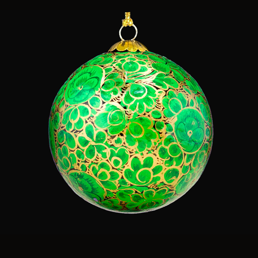 enchanted Green Christmas Bauble for Christmas tree decorations