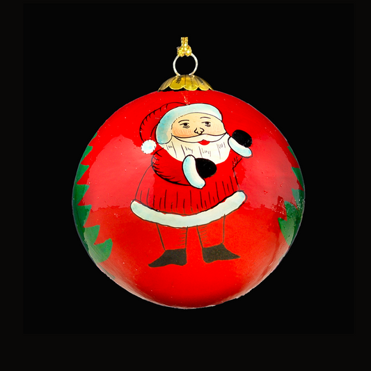 Red Santa Christmas Bauble for Christmas tree decorations