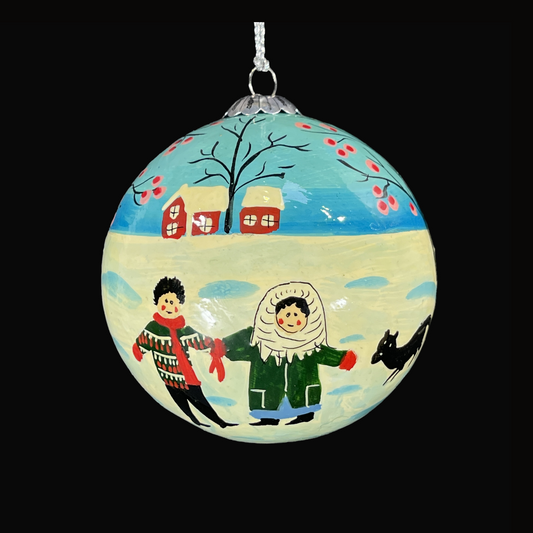 The Vintage Kids Christmas Bauble for Christmas tree decorations