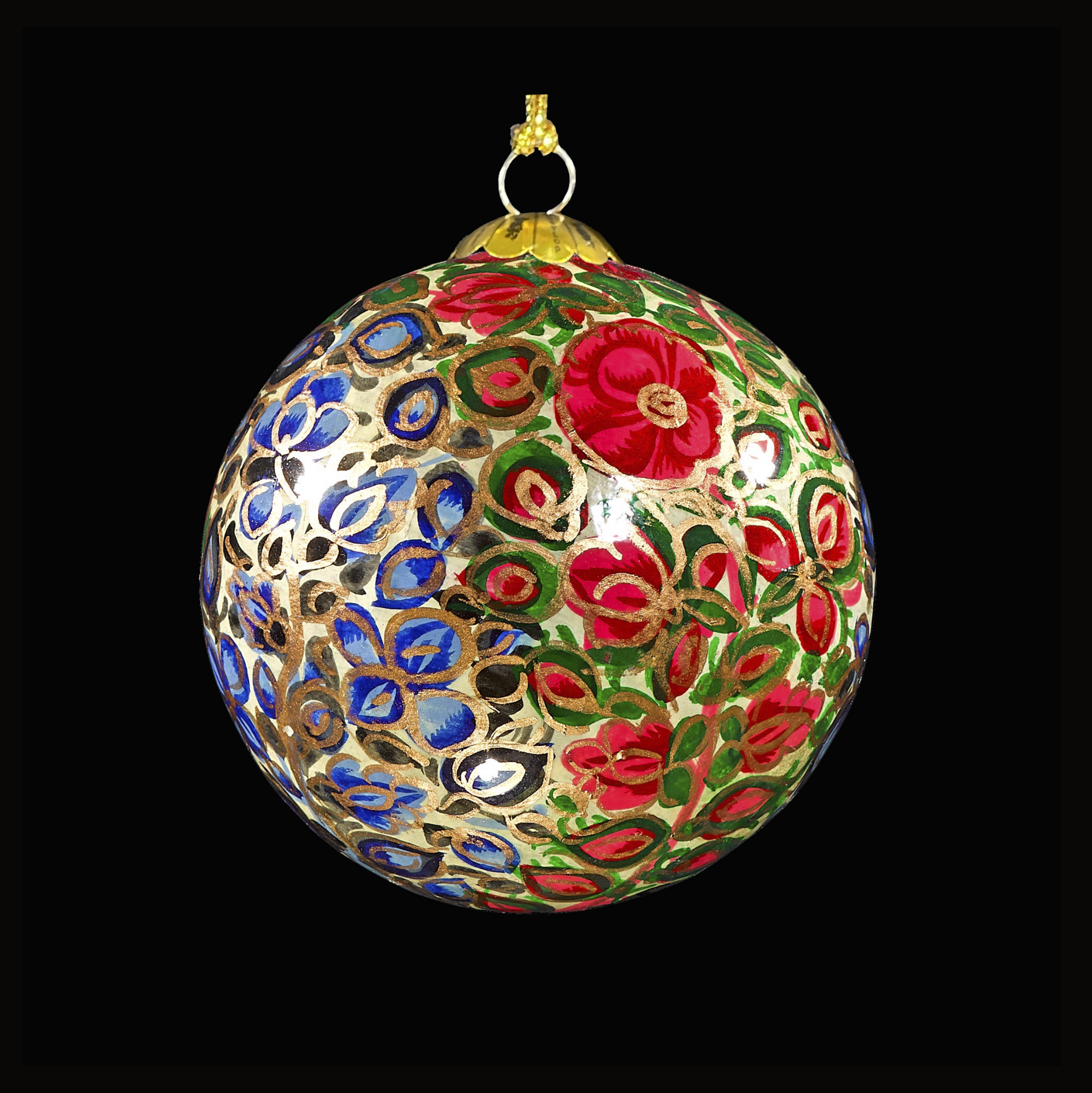 Spring Rose Bauble for Christmas tree decorations