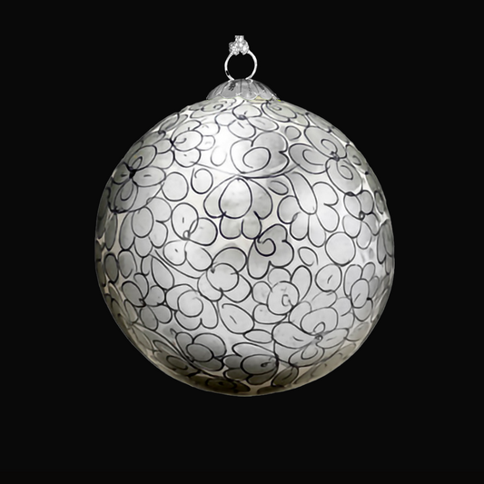 Enchanted Silver Christmas Bauble for Christmas Tree Decorations