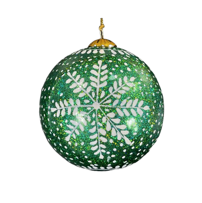 Frozen Green- christmas bauble or christmas tree decoration