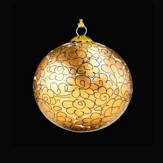 Enchanted Gold Christmas Bauble for Christmas Tree Decorations