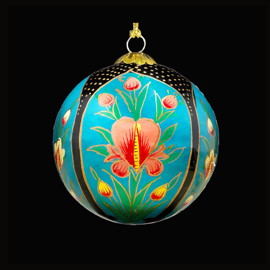 Blue Tulip Chinar Temple - Christmas Bauble