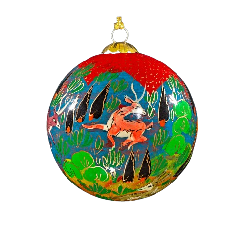 Forest Friends Red Decorations Baubles