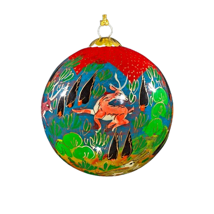 Forest Friends Red Decorations Baubles