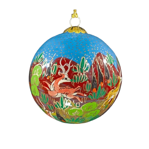 Forest Friends Sky Blue Bauble