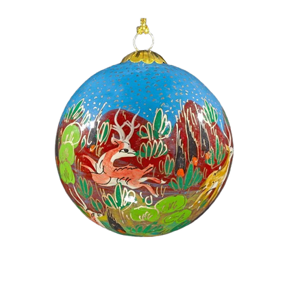 Forest Friends Sky Blue Bauble