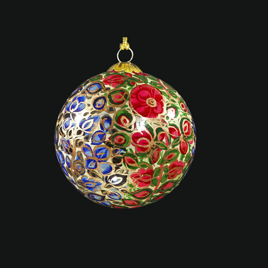 Spring Rose Christmas Bauble for Christmas tree decorations