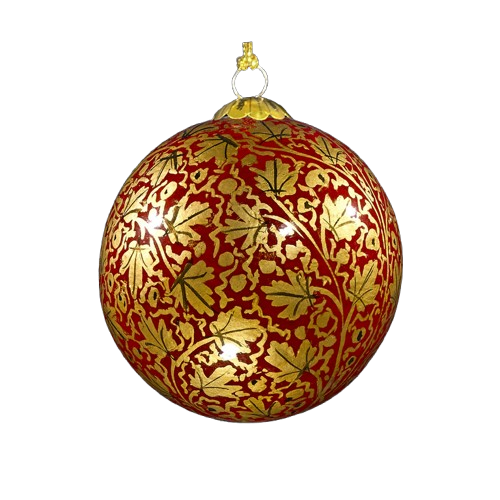 Golden Leaf - Red- christmas decoration