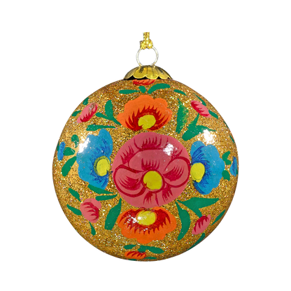 Alizeh Gold Christmas Bauble for Christmas tree decorations
