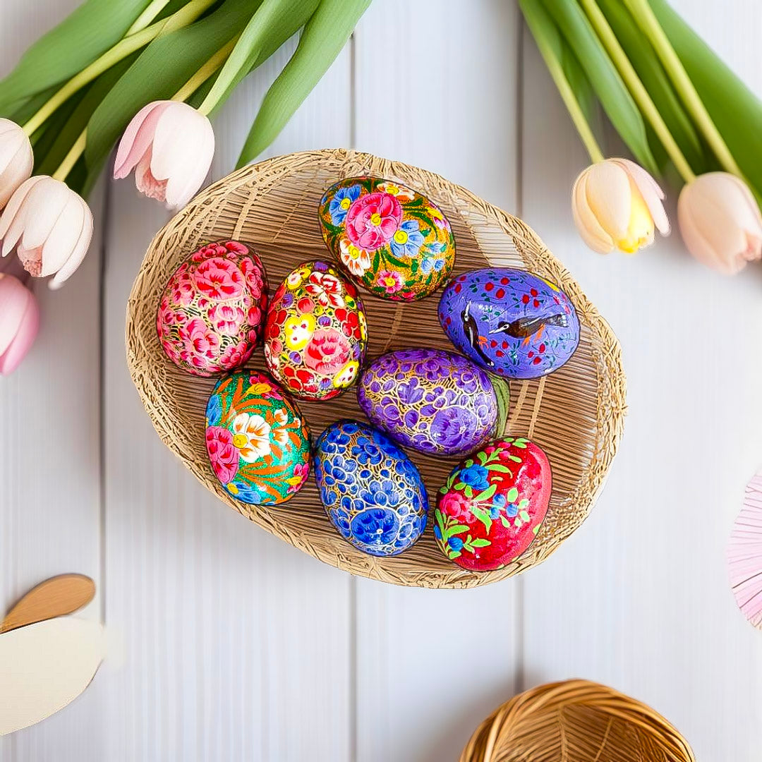 Easter Decorations - Assorted Collection of Luxury Easter Eggs