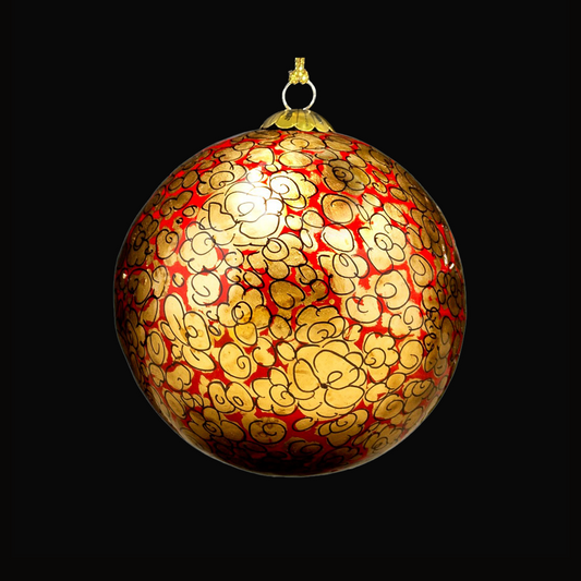 Enchanted Red Christmas Bauble for Christmas tree decorations