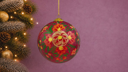 Alizeh Red Christmas Bauble