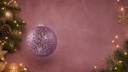 Enchanted Purple - Christmas Bauble