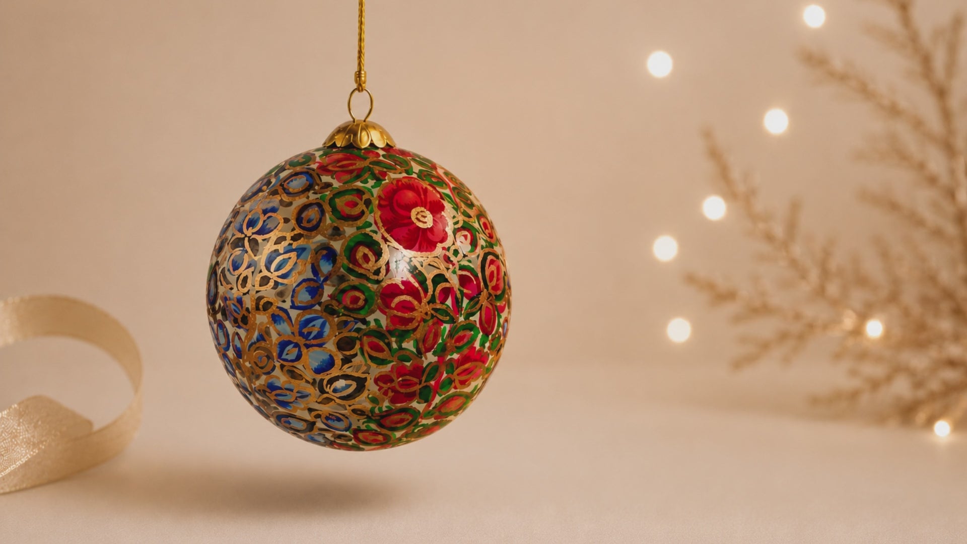 Spring Roses – Christmas Decorations Bauble