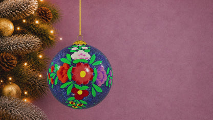 Alizeh Blue Christmas Bauble